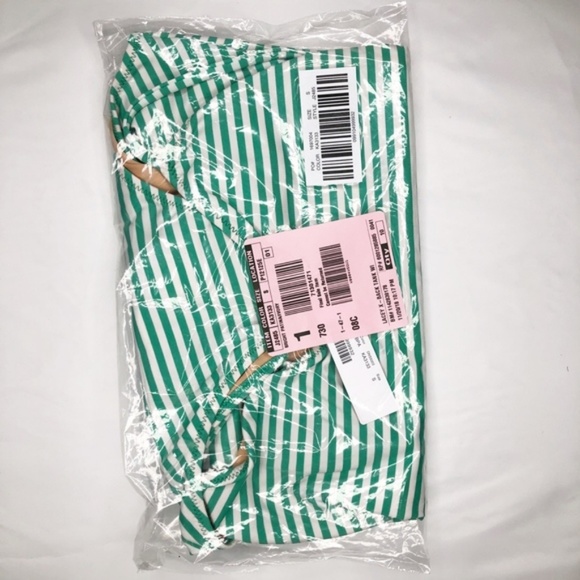 J Crew One Piece Swimsuit Striped X Back S (E10) - Picture 4 of 4